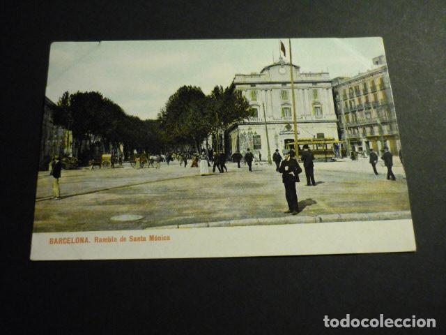 Postales: BARCELONA RAMBLA DE SANTA MONICA - Foto 1