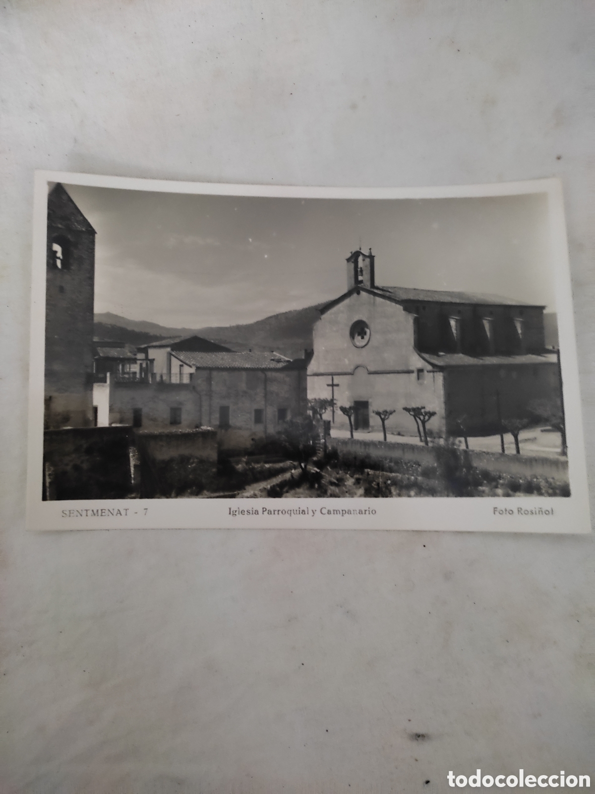 Postcards: Postal santmenat iglesia parroquial y campanario