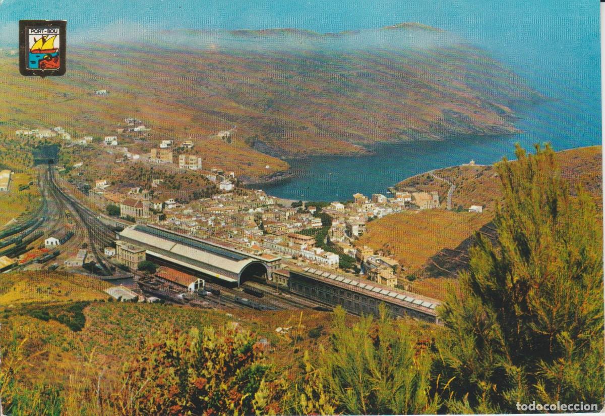 Postales: (536) POR BOU. COSTA BRAVA. VISTA GENERAL. ESTACION DE TREN