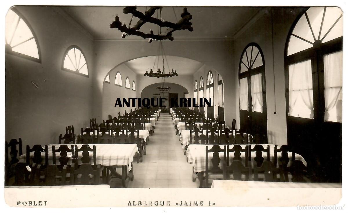 Postales: MONASTERIO POBLET.-ALBERGUE JAIME I .- SECCION FEMENINA DE F.E.T. Y DE LAS JONS / SIN CIRCULAR