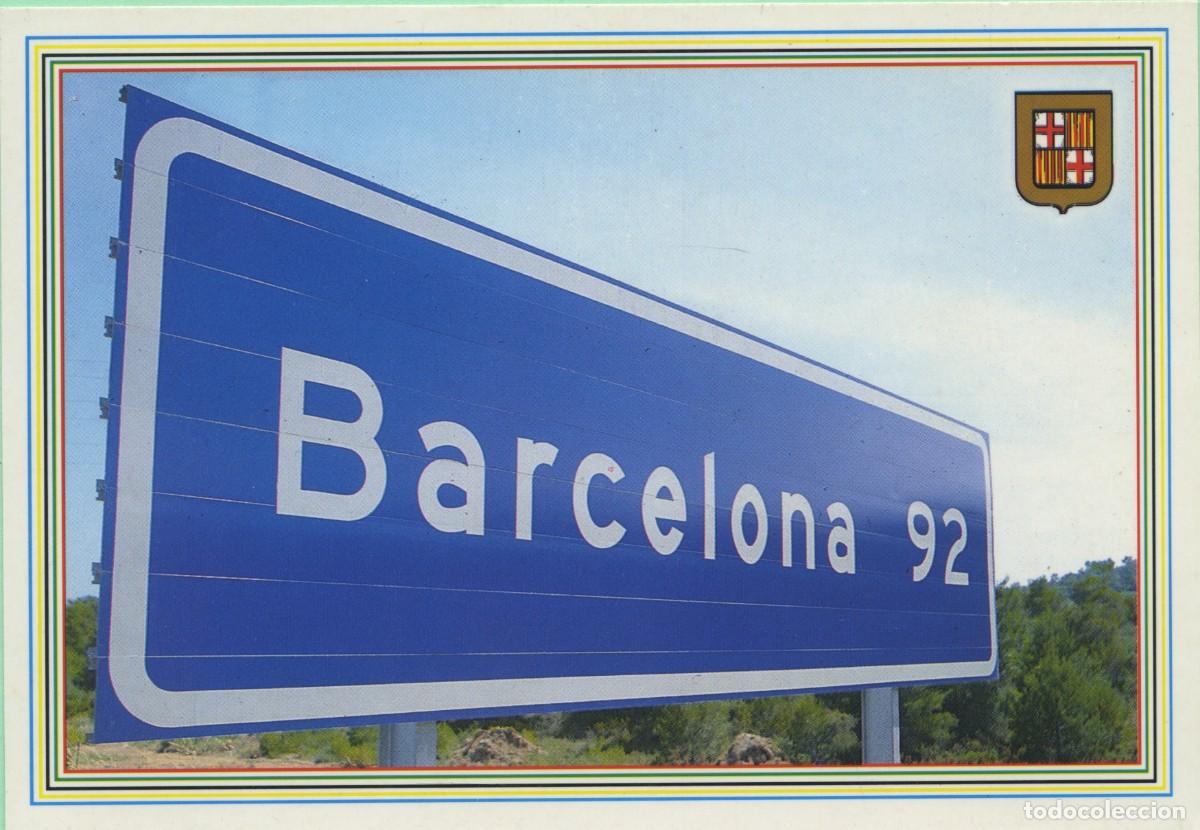 Postales: N&ordm; 585-BARCELONA 92. Sin circular. ED. COMERCIAL ESCUT D'OR