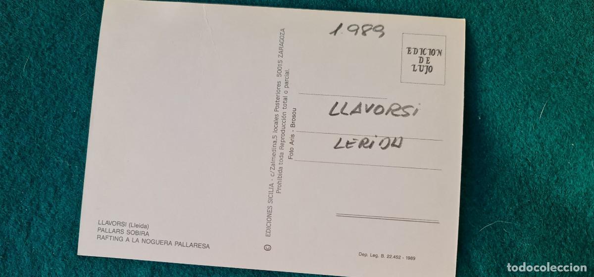 Postales: POSTAL LLAVORSI (1989) LERIDA - Foto 2