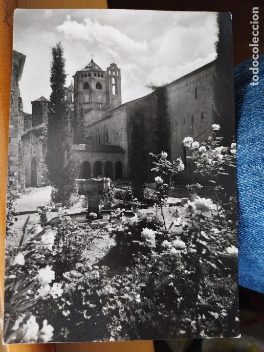 Postales: MONASTERIO POBLET CIMBORIO DESDE JARDIN ED FOT L PLASENCIA