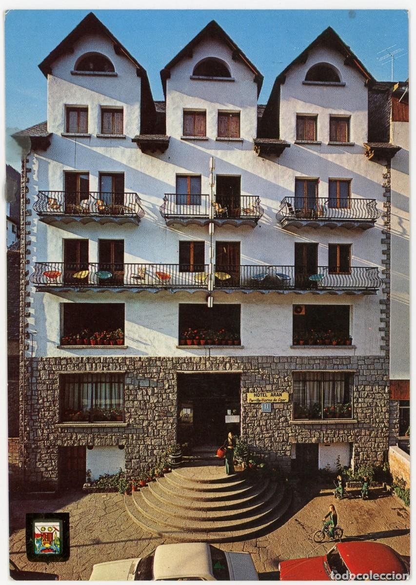 Postales: m09543 Viella hotel aran 1973 escudo de oro n&ordm;E627 sc coches