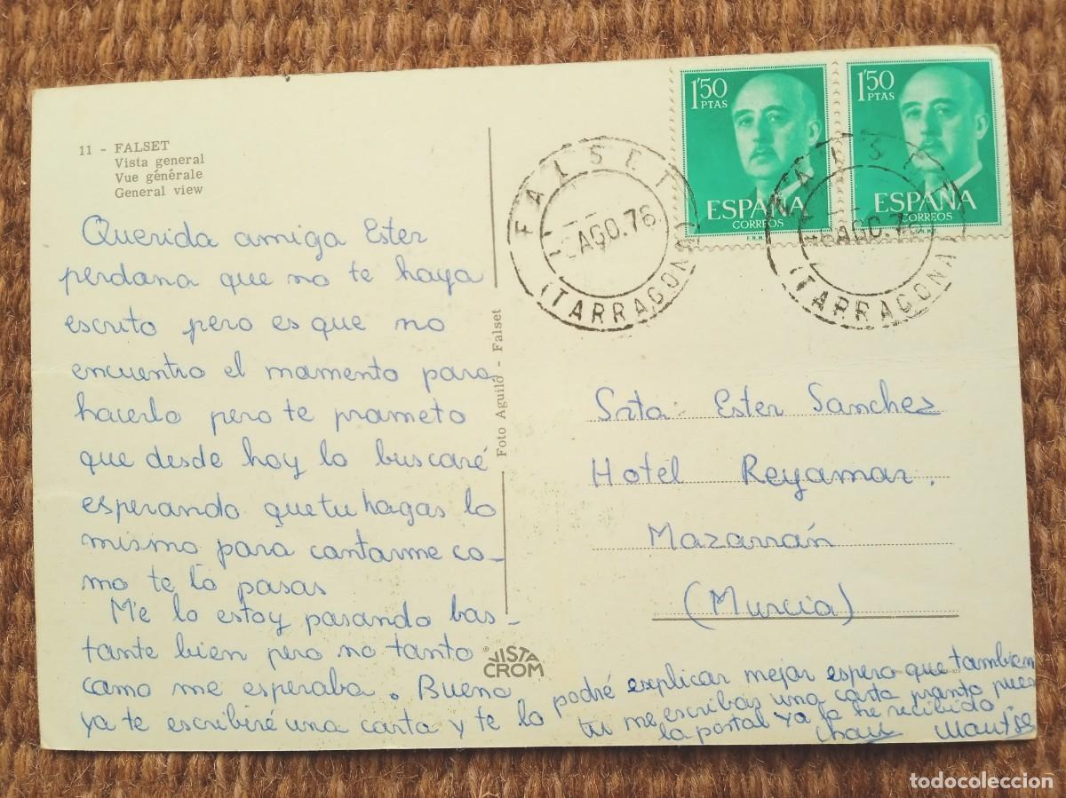 Postales: FALSET - TARRAGONA - VISTA CROM - Foto 2