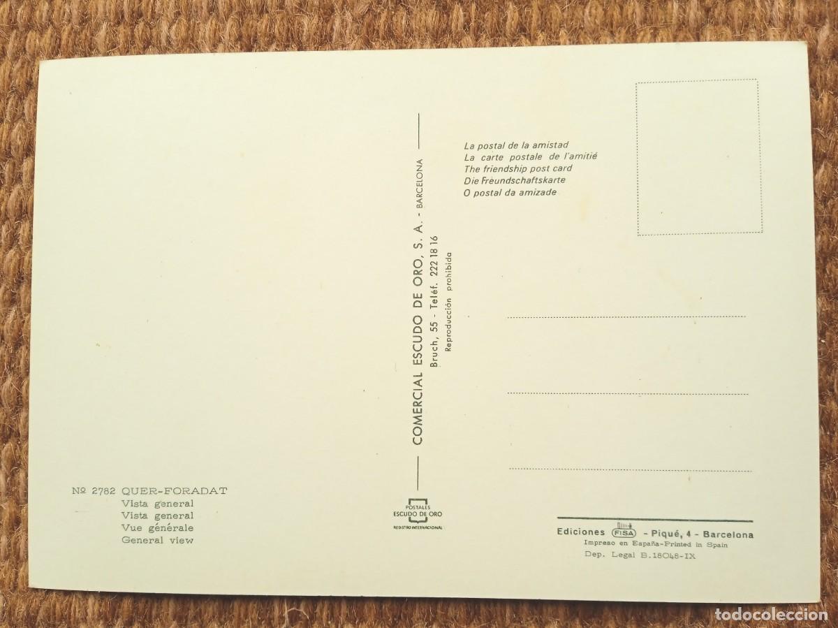 Postales: QUERFORADAT - LLEIDA - ESCUDO DE ORO - Foto 2
