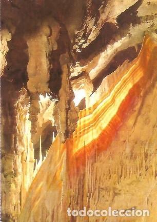Postkarten: POSTAL A COLOR 7 CUEVAS DEL DRACH PORTO CRISTO MALLORCA BANDERA