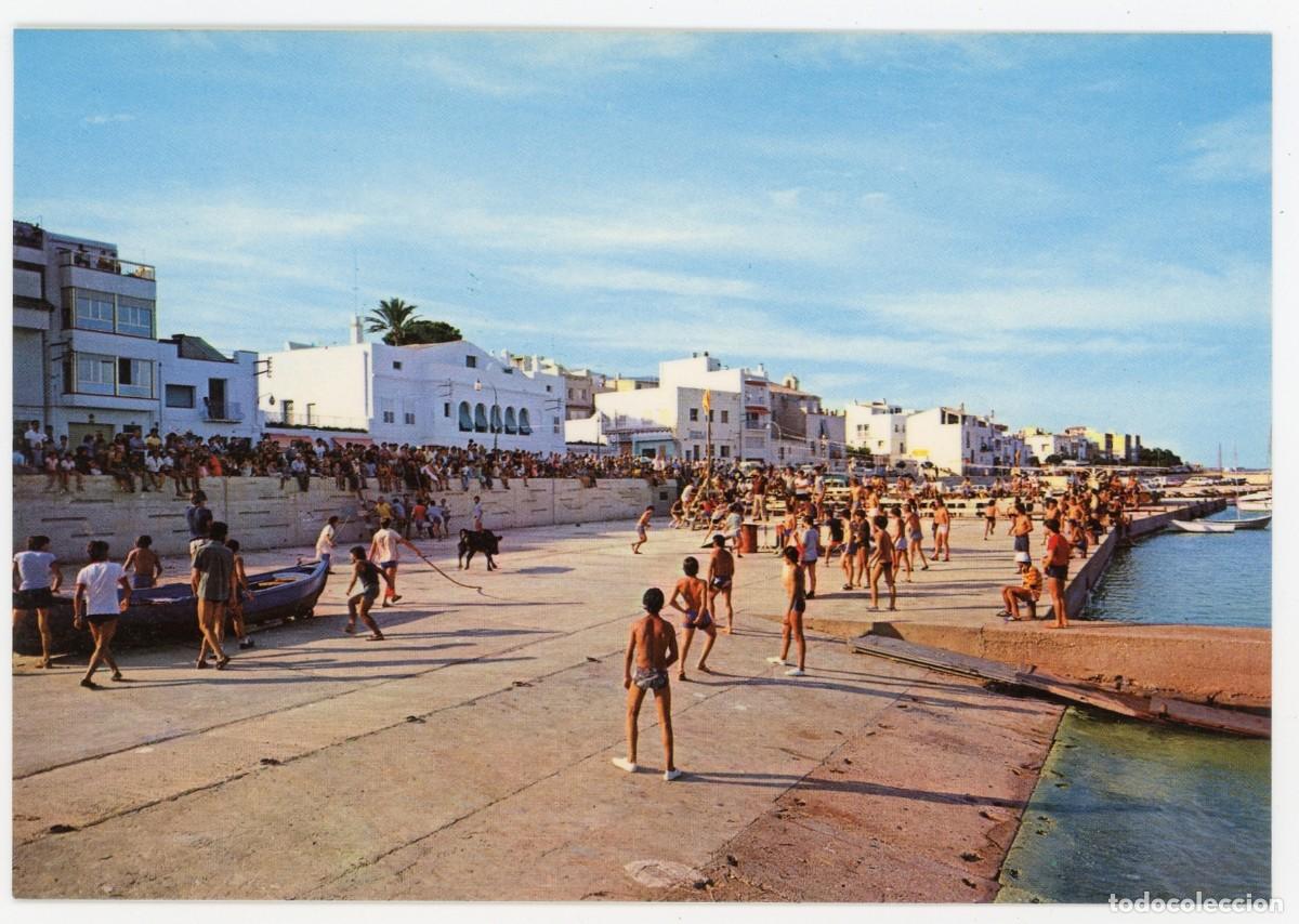 Postales: m09565 cases d'alcanar fiesta de toros 1979 jdp n&ordm;6 sc animada