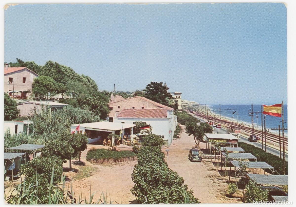 Postkarten: m09615 masnou camping vista parcial 1961 soberanas n&ordm;1 sc automovil