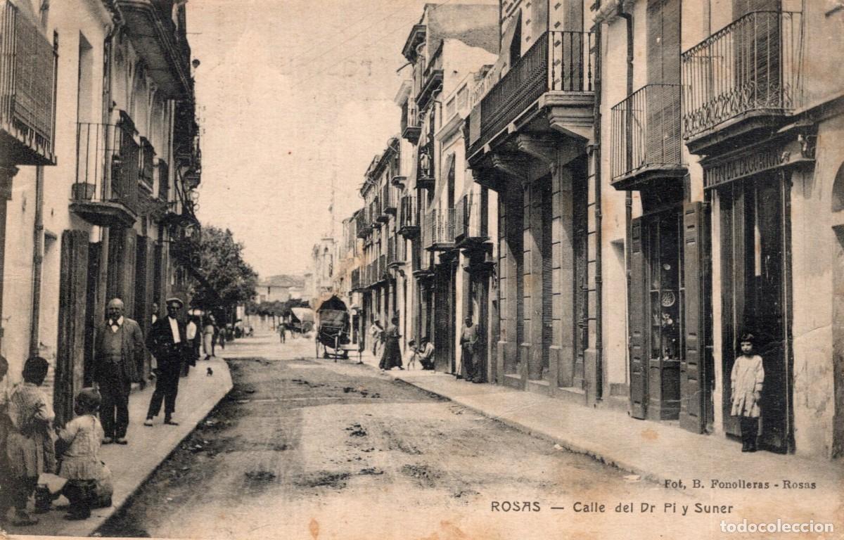 Postales: ROSAS. CALLE DEL DR PI Y SU&Ntilde;ER - Foto 1