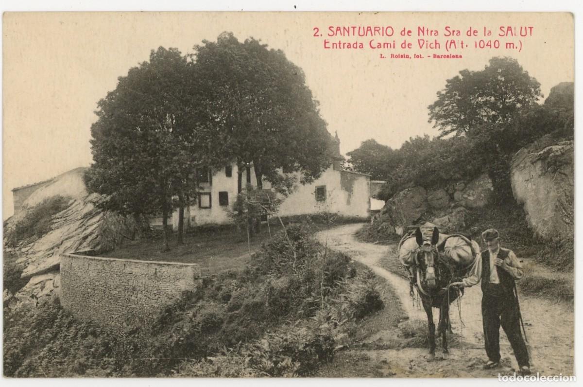 Postcards: a08941 santuari de ntra sra de la salut entrada cami de vic roisin n&ordm;2 sc animada