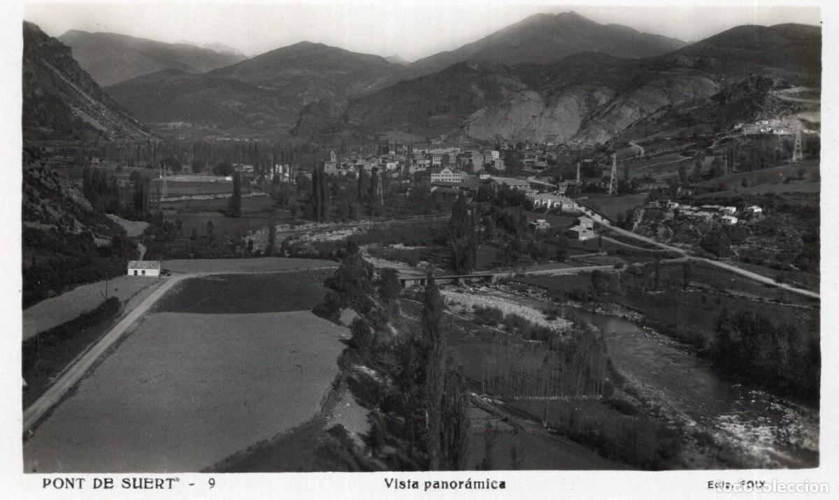 Postales: PONT DE SUERT. 9 VISTA PANOR&Aacute;MICA