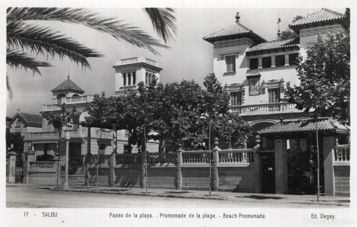 Postales: SALOU. 17 PASEO DE LA PLAYA - Foto 1