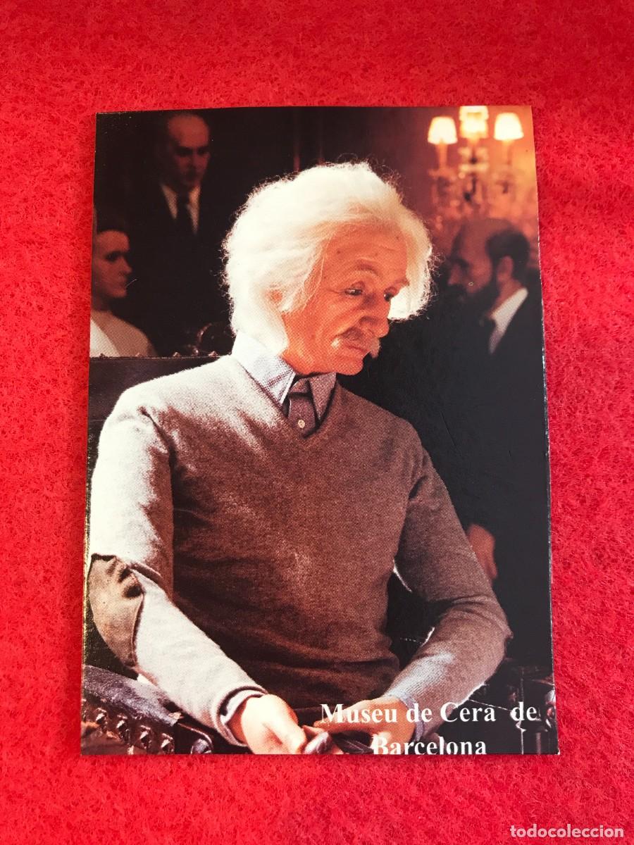 Postales: MUSEU DE CERA DE BARCELONA. ALBERT EINSTEIN. 10,5 X 7CM - Foto 1