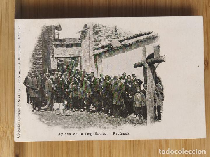 Cartes Postales: SANT JOAN DEL HERM-APLECH DE LA DEGOLLACIO-PROFESSO-REVERSO SIN DIVIDIR-POSTAL ANTIGUA-(105.810)