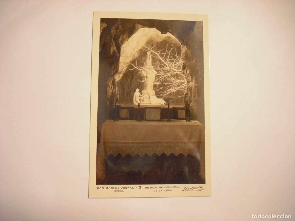 Cartoline: SANTUARI DE QUERALT 12 , INTERIOR DE L' ESGLESIA DE LA COVA. ZERKOWITZ, SIN CIRCULAR