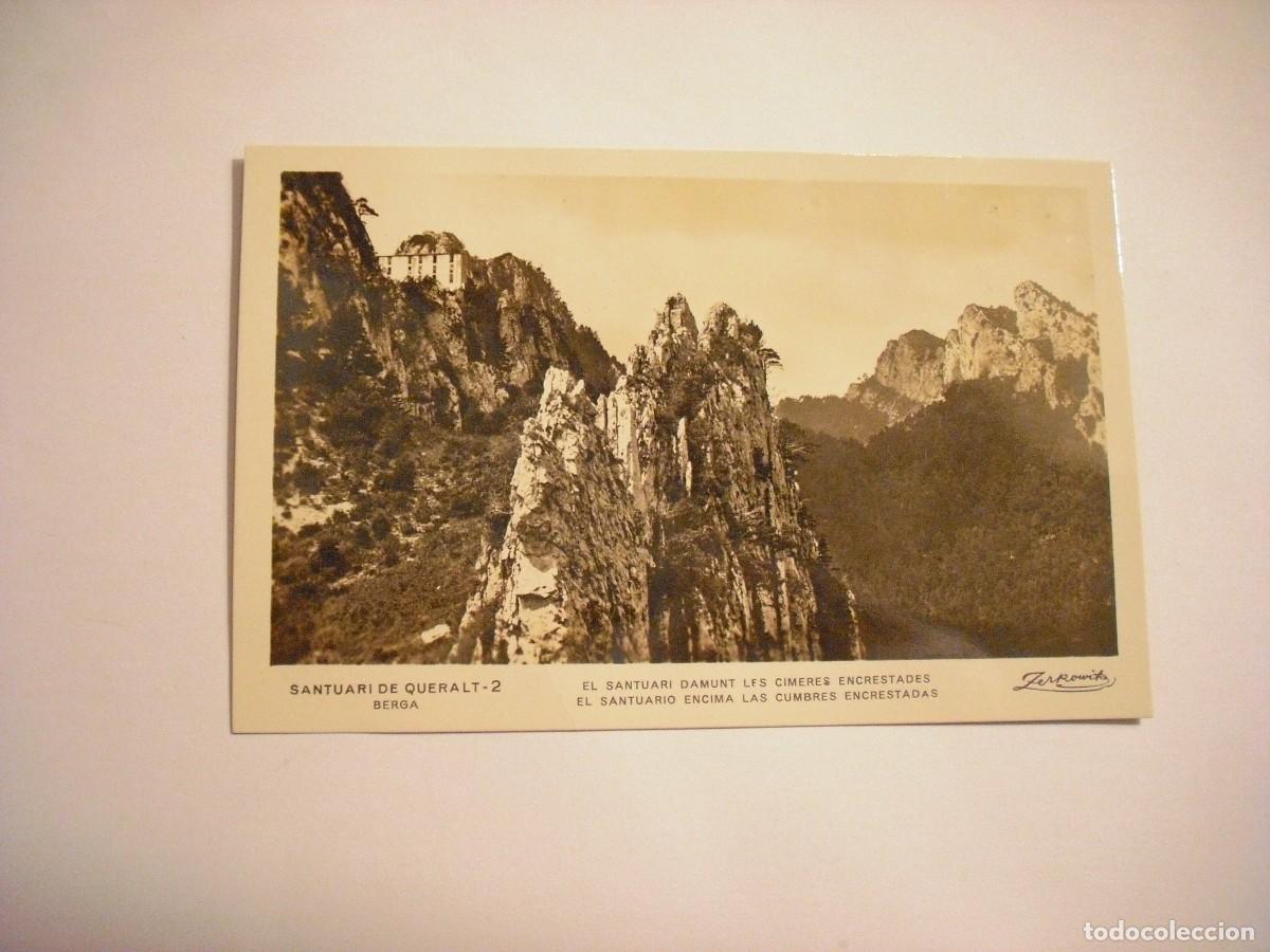 Postcards: SANTUARI DE QUERALT 2 , EL SANTUARI DAMUNT LES CIMERES ENCRESTADES. ZERKOWITZ, SIN CIRCULAR