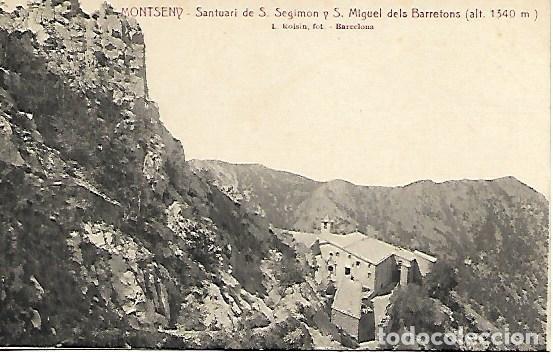 Postcards: MONTSENY - SANTUARI DE S. SEGISMON Y S. MIGUEL DELS BARRETONS - FOTO L. ROISIN - SIN CIRCULAR