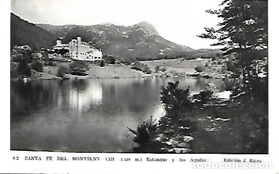Postcards: SANTA FE DEL MONTSENY - ESTANQUE Y LAS AGUDAS - EDICI&Oacute;N J. RIERA - SIN CIRCULAR