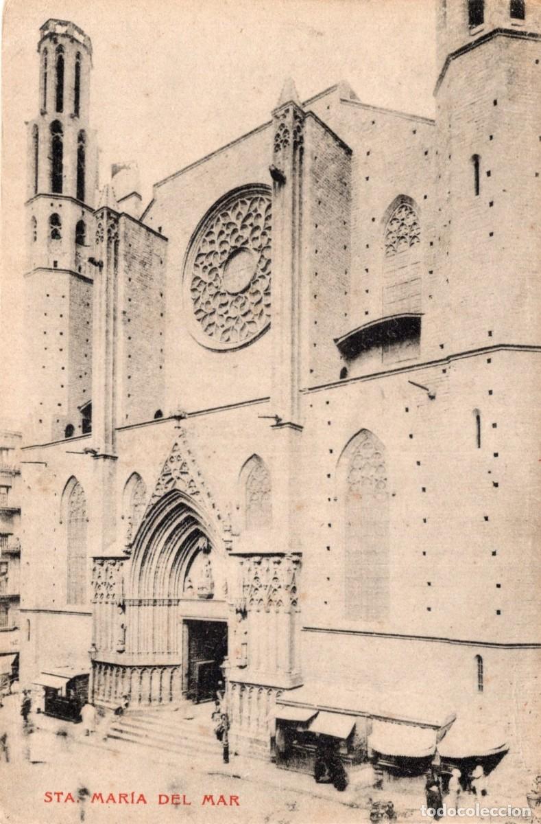 Postales: BARCELONA. STA MAR&Iacute;A DEL MAR. ED. VIOLA - Foto 1