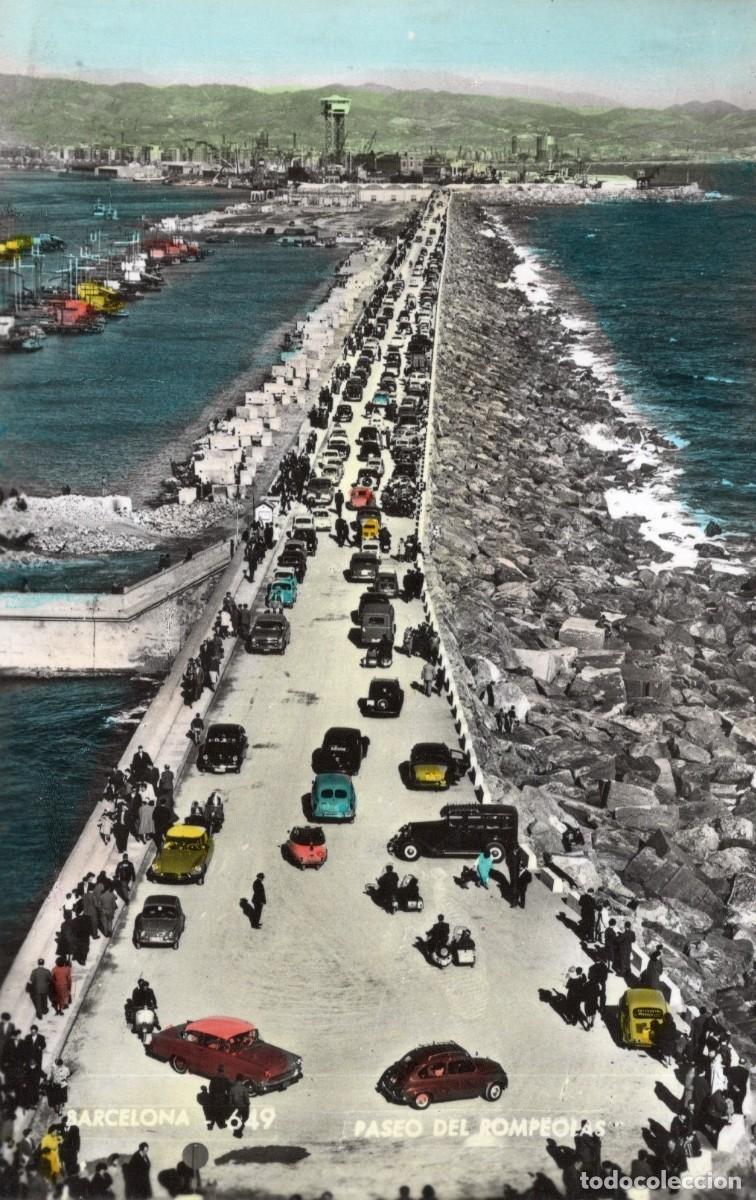 Postales: BARCELONA. 649 PASEO DEL ROMPEOLAS. ZERKOWITZ - Foto 1