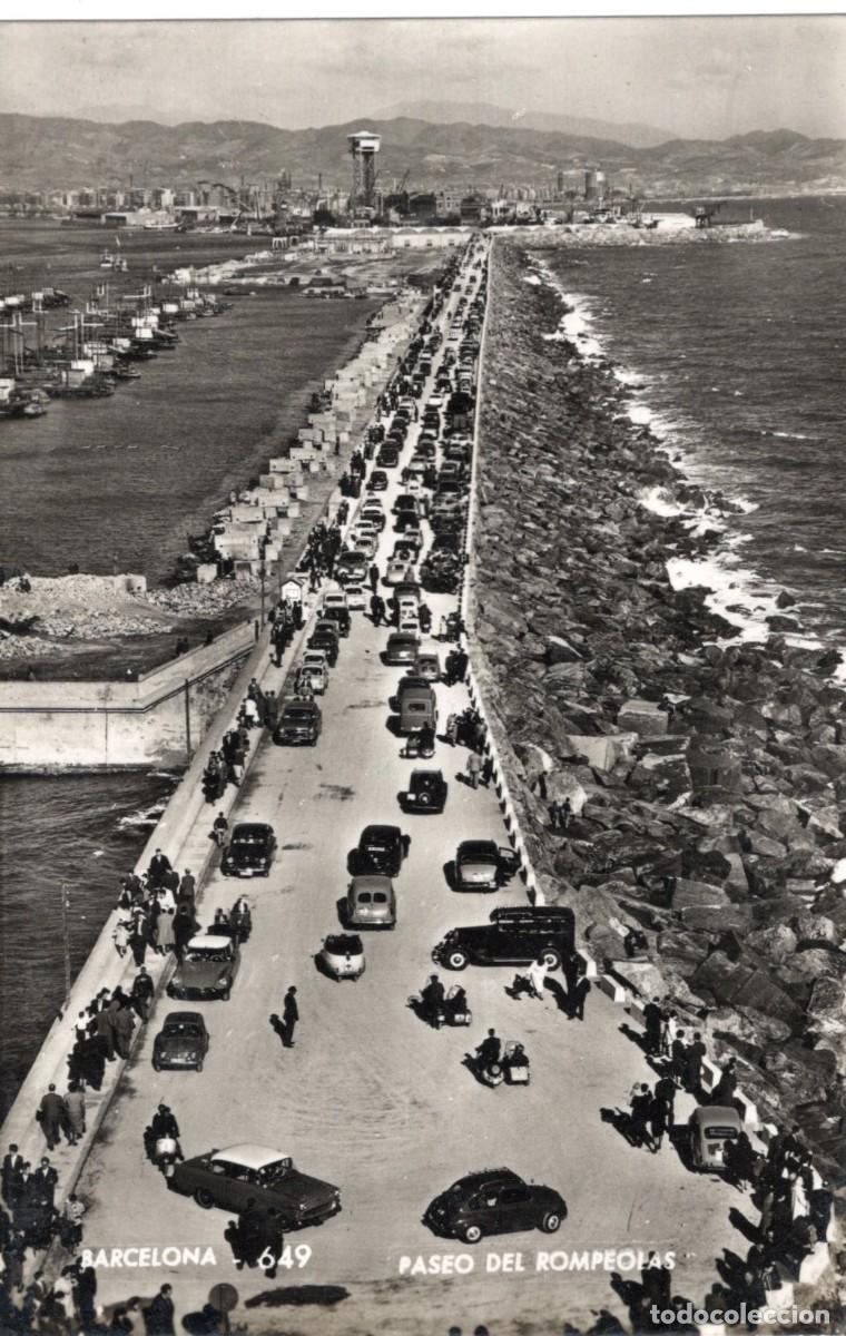 Postales: BARCELONA. 649 PASEO DEL ROMPEOLAS. ZERKOWITZ - Foto 1