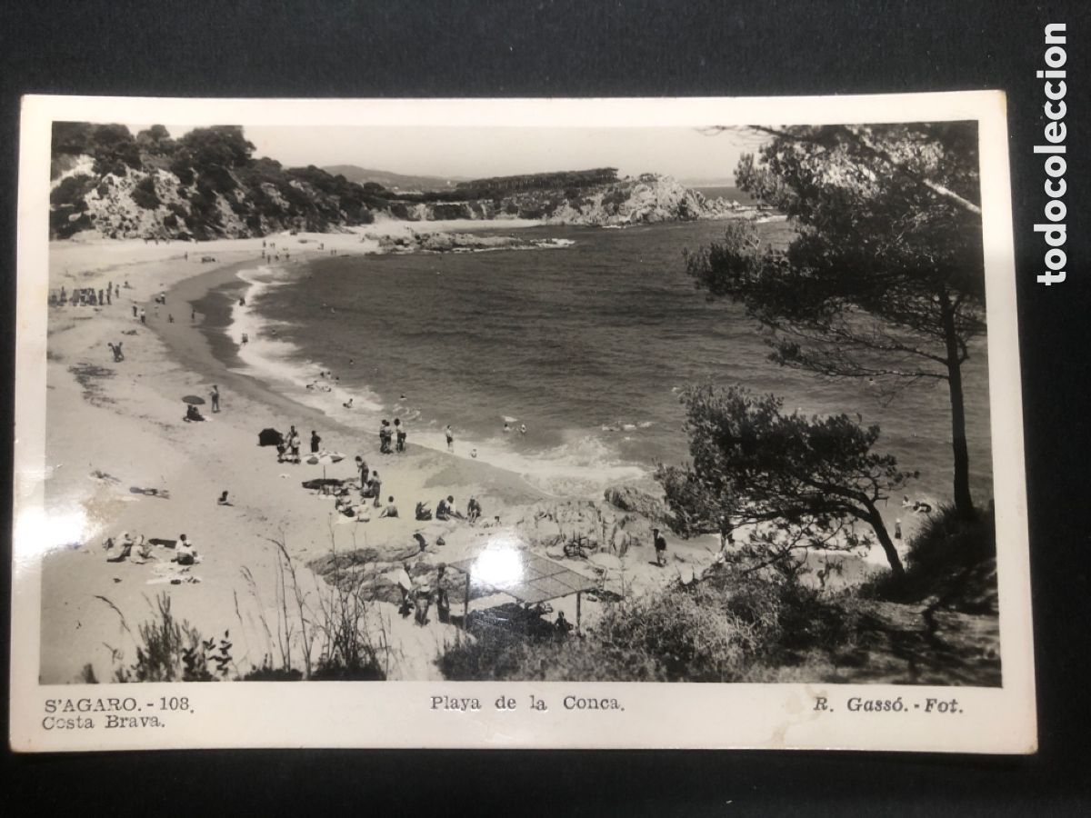 Postales: POSTAL S'AGARO 108 PLAYA DE LA CONCA FOTO GASSO SIN CIRCULAR
