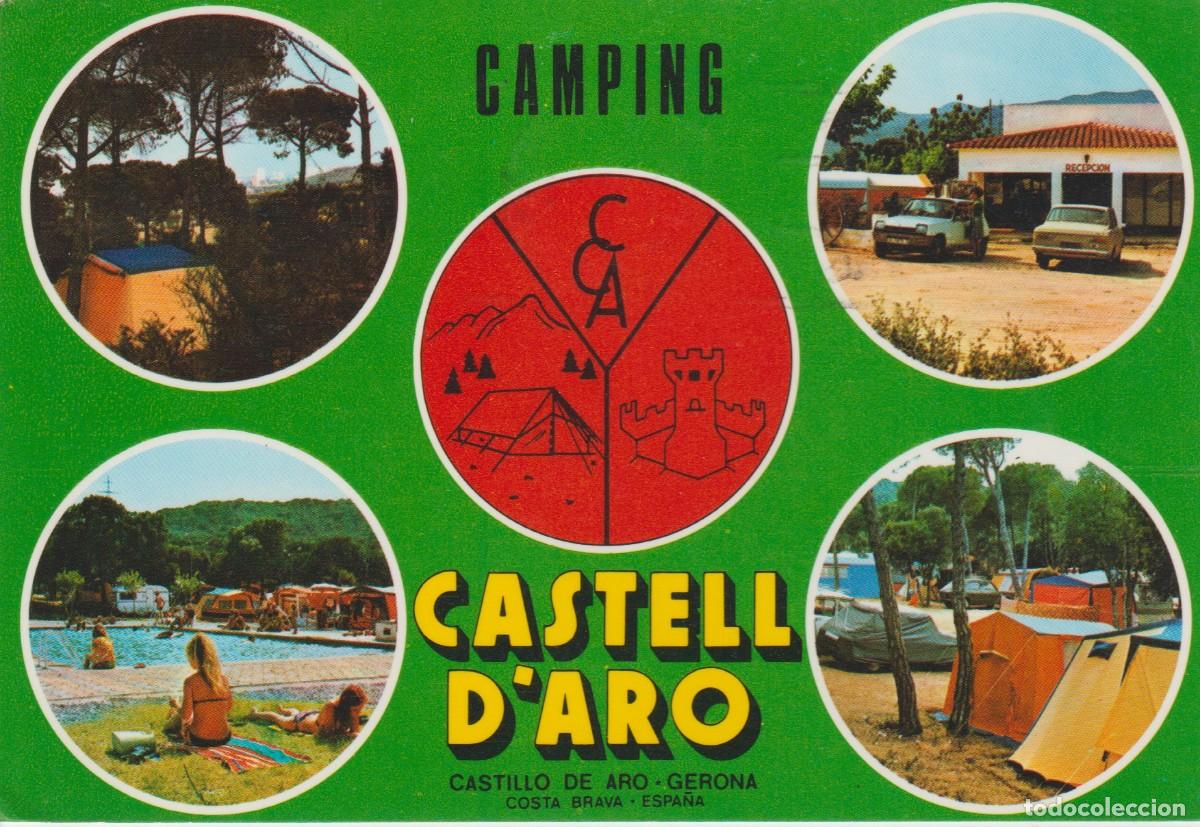 Postales: CASTILLO DE ARO. COSTA BRAVA. CAMPING CASTELL D'ARO