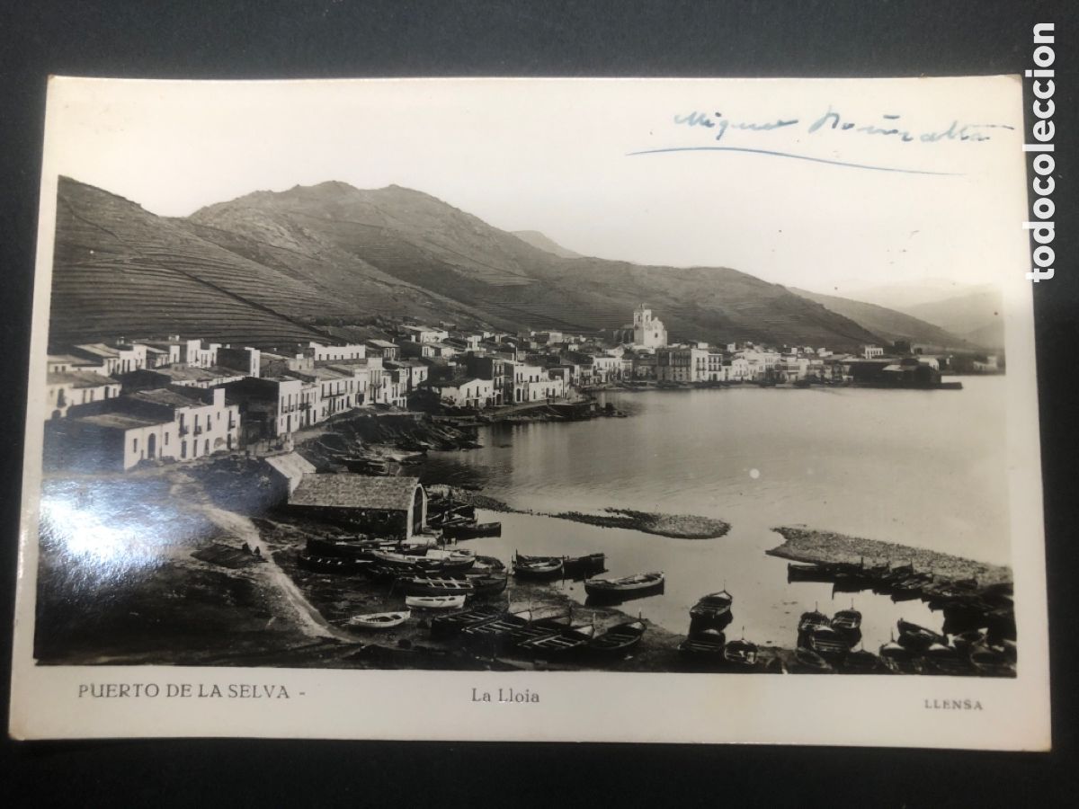 Postales: POSTAL PUERTO DE LA SELVA LLOIA FOTO LLENSA