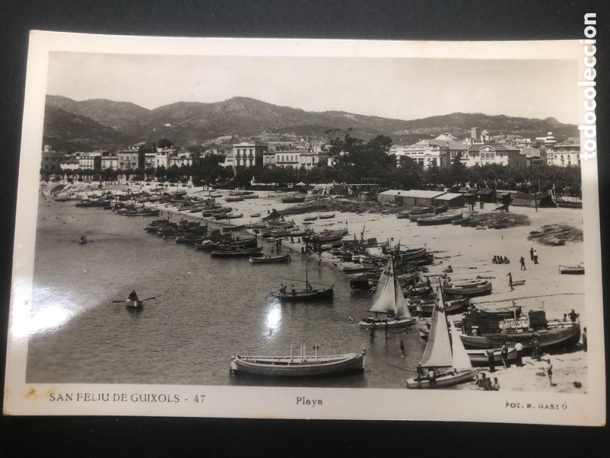 Postales: POSTAL SAN FELIU DE GUIXOLS PLAYA FOTO GASSO SIN CIRCULAR