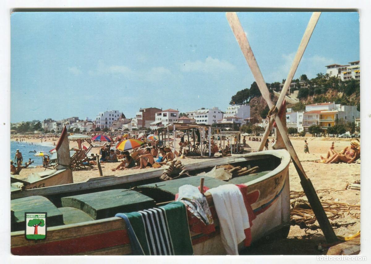 Postales: Lloret de Mar (Gerona). Playa. 52 Soberanas - Foto 1