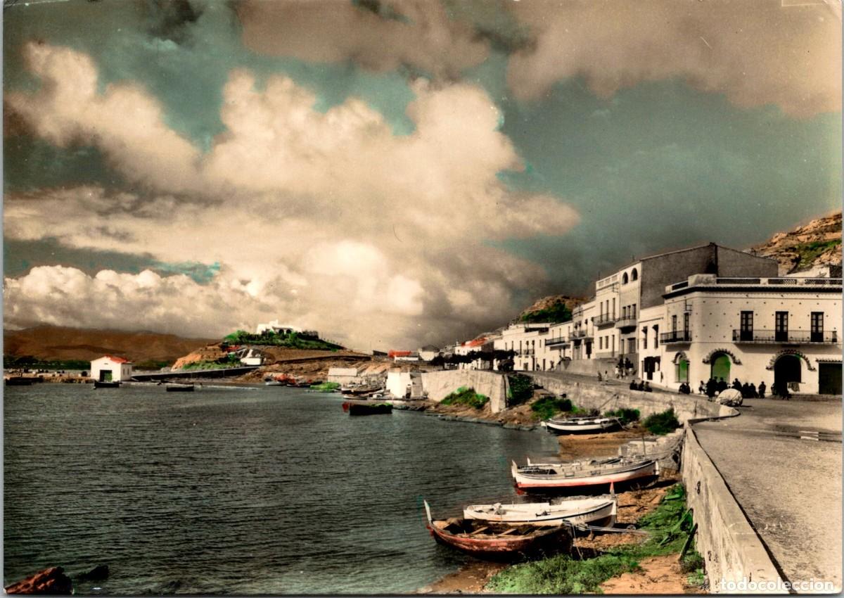 Postales: Port de la Selva - Port de Reig - Foto. M. C. n&ordm; 121 - Coloreada - 152x107mm