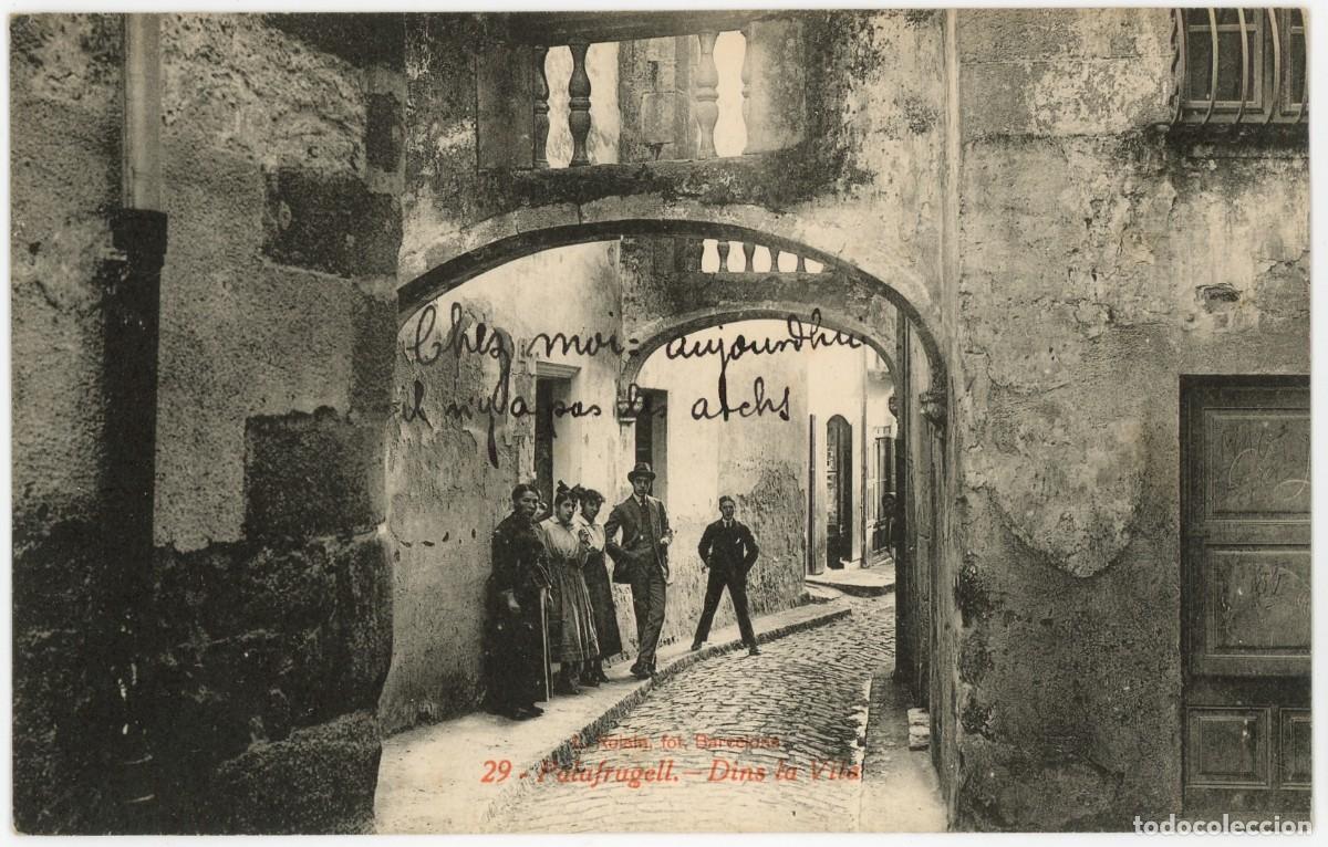Cartoline: a08995 palafrugell dins la vila roisin n&ordm;29 escrita en el anverso animada
