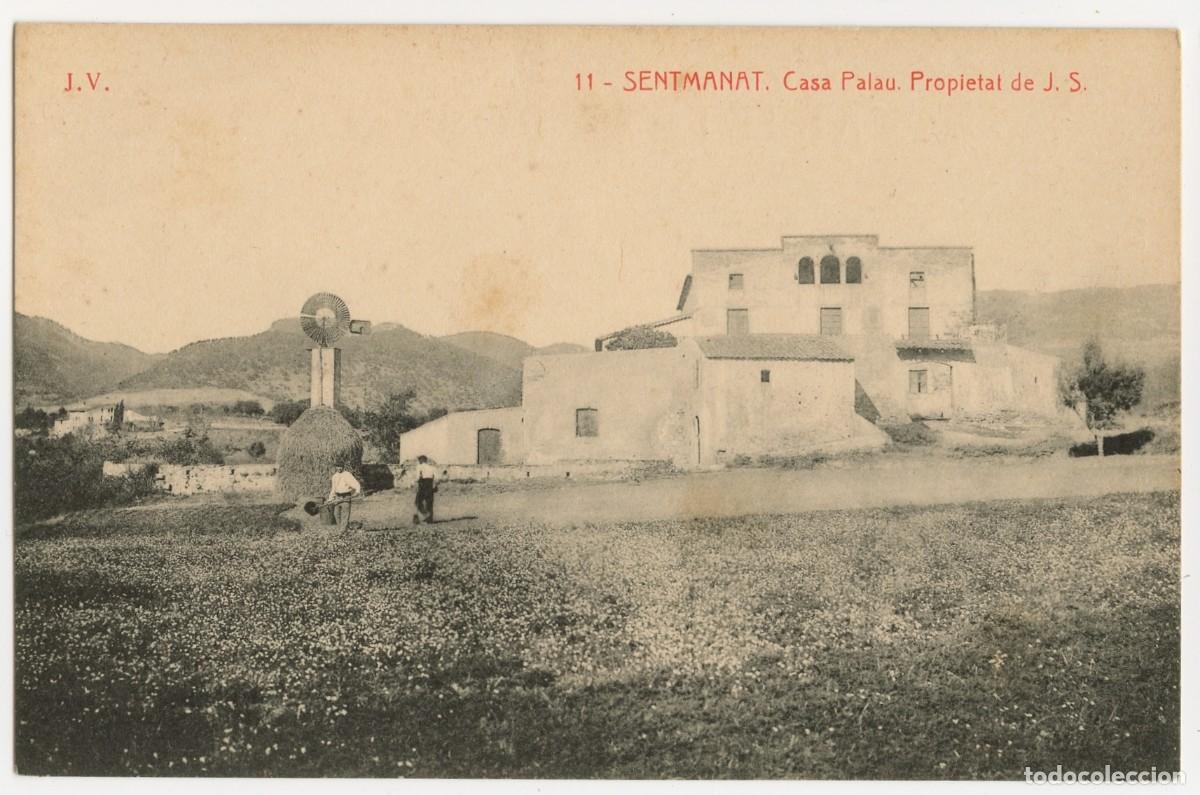 Postcards: a08997 4181 Sentmenat Casa Palau Propietat De Js Jv Thomas N&ordm;11 sc