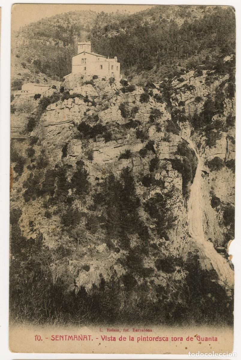 Postkarten: a08998 Sentmenat Vista De La Pintoresca Tora De Guanta Roisin N&ordm;10 circulada 1924 sin sello