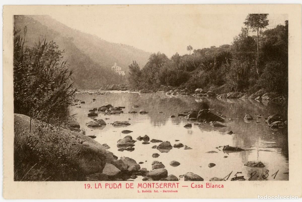 Cartoline: a09009 Puda De Montserrat Casa Blanca Roisin N&ordm;19 circulada