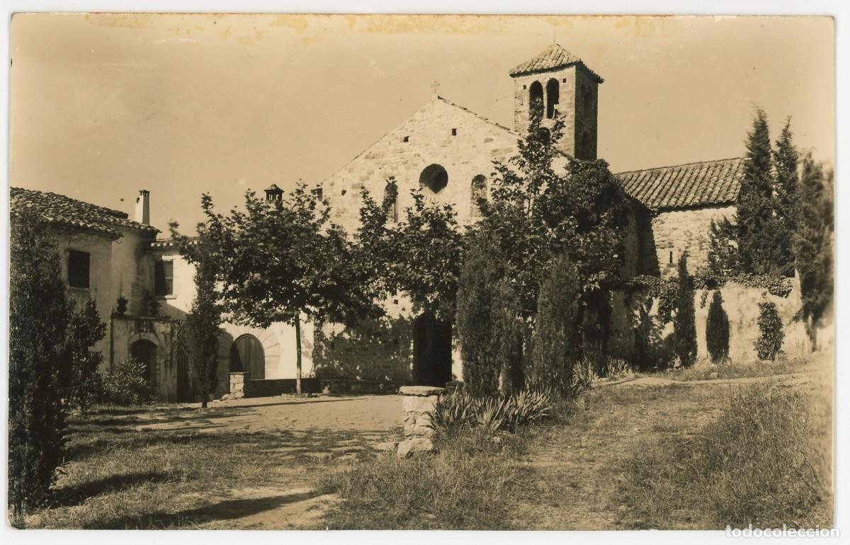 Cartes Postales: a09038 Sant Sebastia de Montmajor Plaza de la Iglesia cosvi fotografica circulada