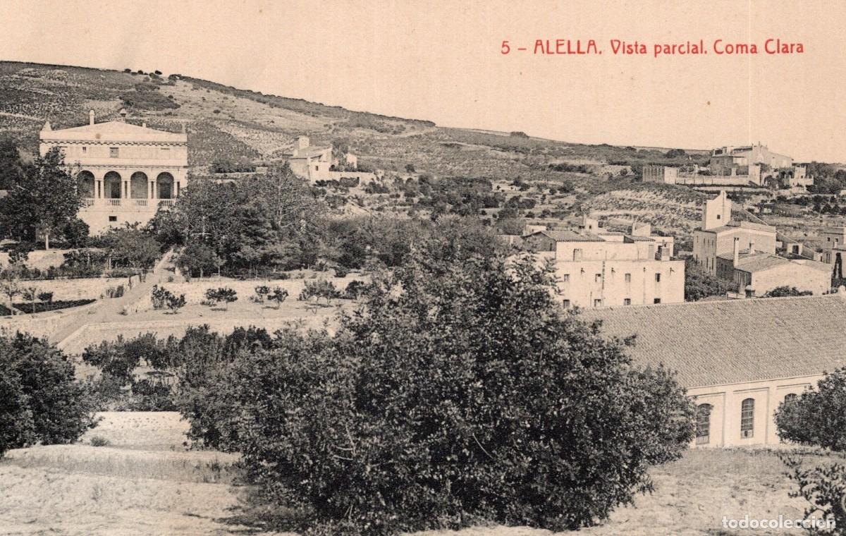 Postales: ALELLA. 5 VISTA PARCIAL. COMA CLARA - Foto 1