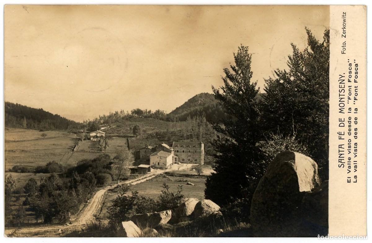 Postkarten: a09084 Santa Fe Del Montseny El Valle Visto Desde La Font Fosca Zerkowitz circulada fotografica