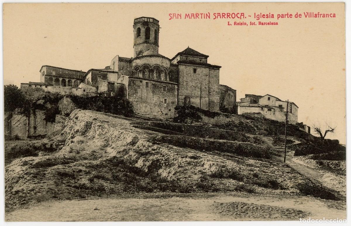 Postkarten: a09117 Sant Marti Sarroca Iglesia Parte De Vilafranca Roisin sc