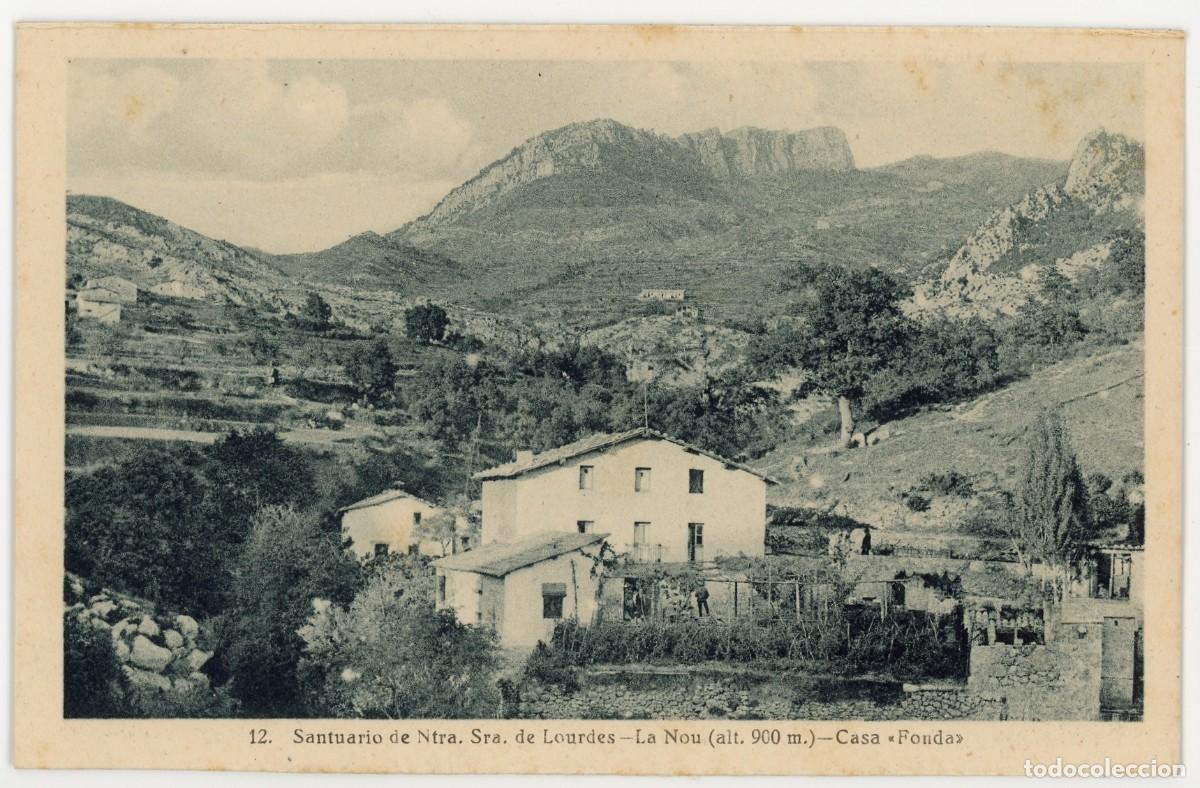 Postkarten: a09131 La Nou Santuario De Ntra Sra De Lourdes Casa Fonda Roisin N&ordm;12 sc