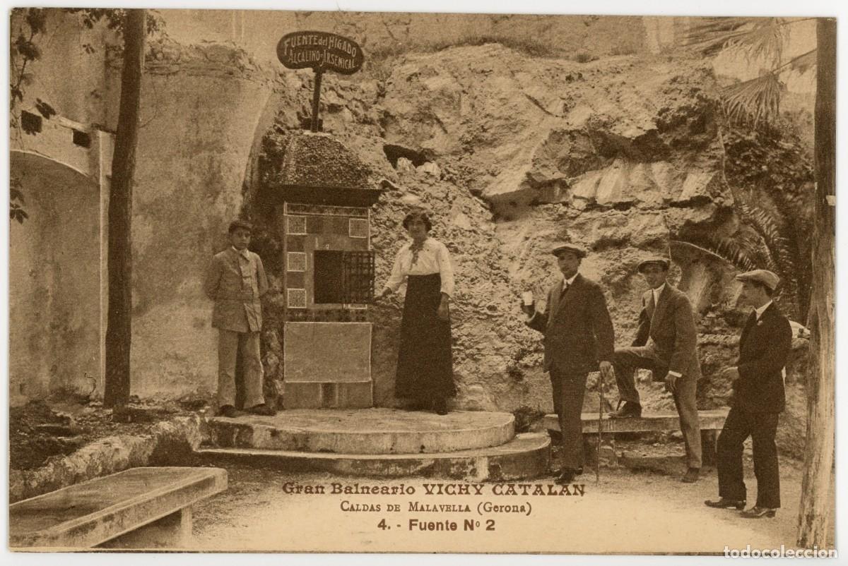 Postkarten: a09133 Casldes De Malavella Gran Balneario Vichy Catalan Fuente N&ordm;2 sc animada