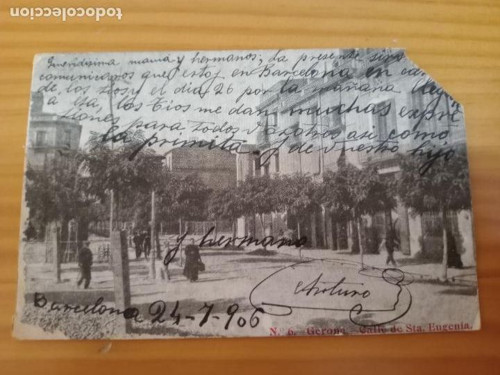 Postales: Gerona. Dorso sin dividir - Foto 1