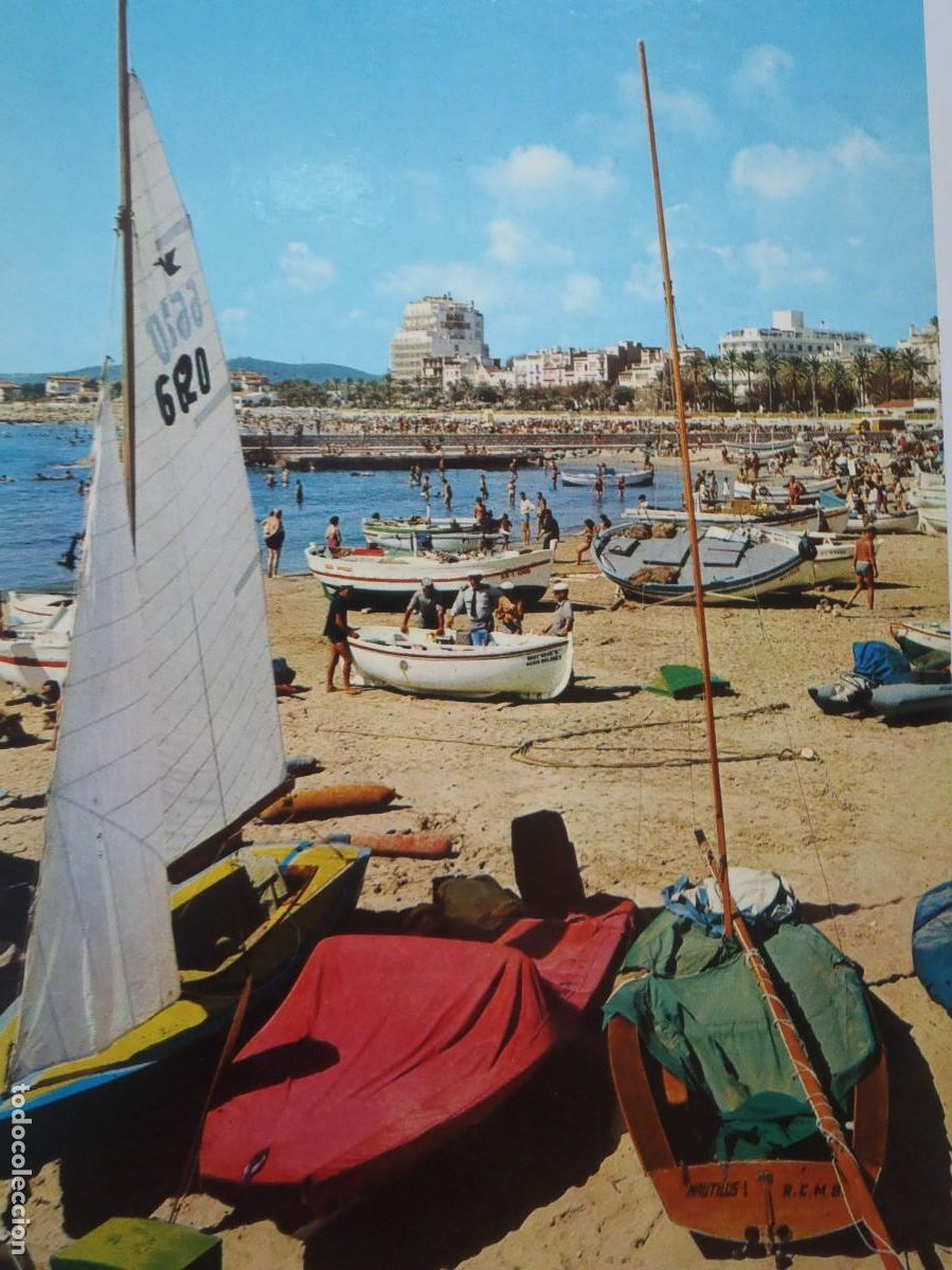 Postales: SITGES - PLAYA - Foto 1