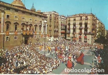 Postkarten: POSTAL A COLOR PLAZA DE SAN JAIME FIESTAS MERCED