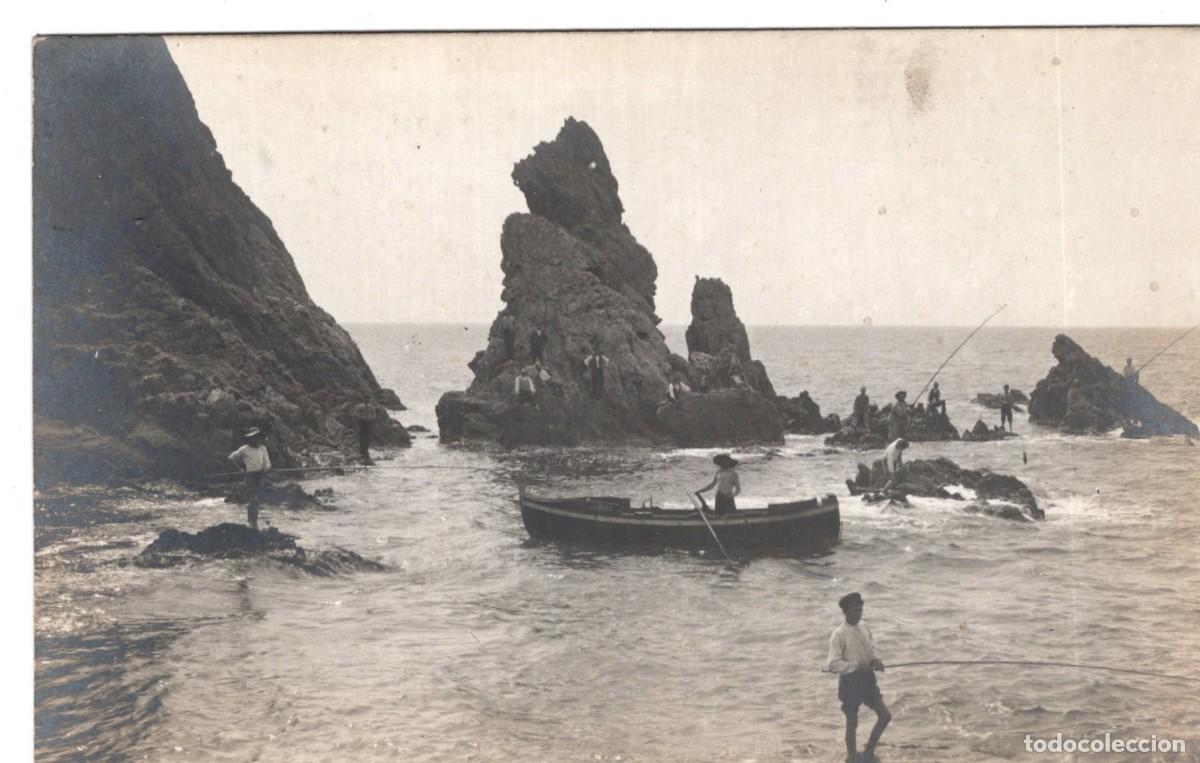 Postales: TOSSA. PLATJA I PESCADORS - Foto 1