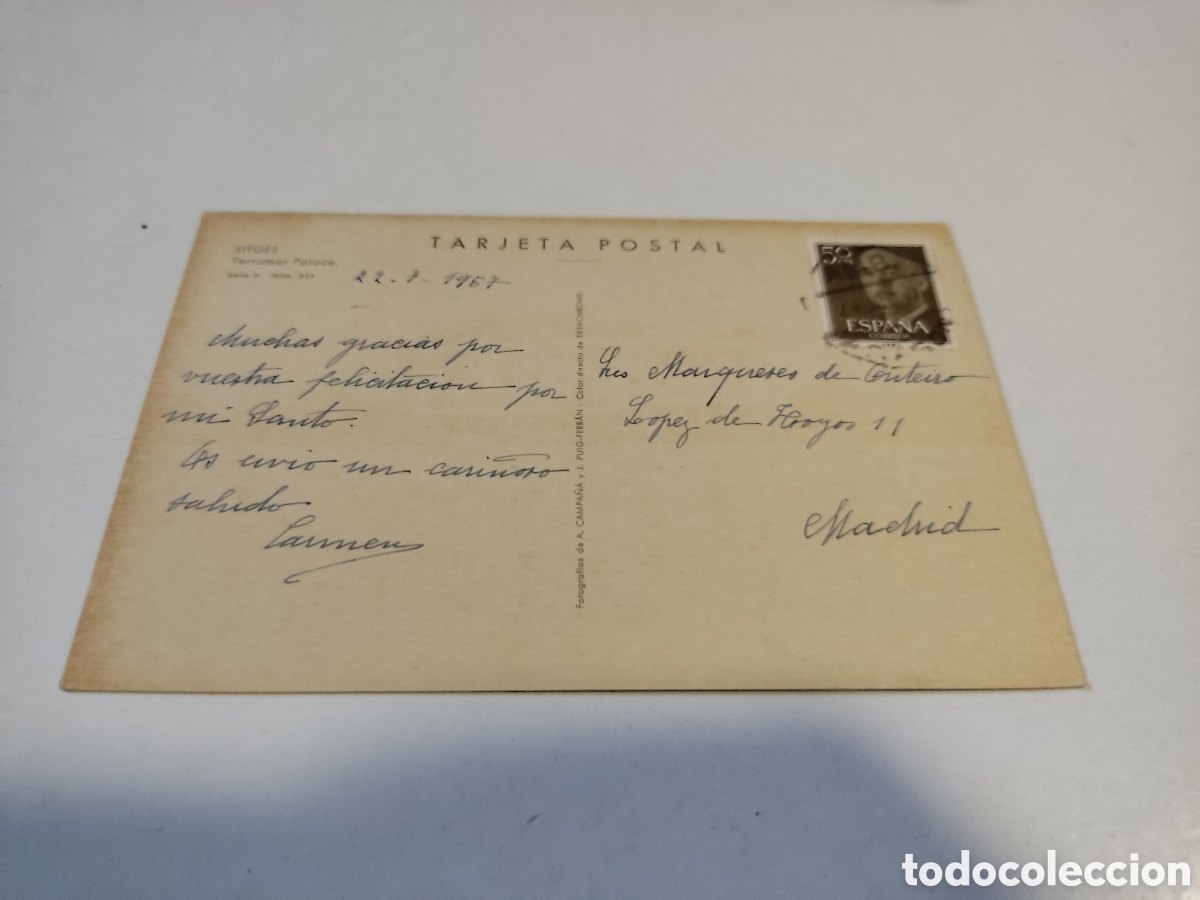 Postales: Postal Sitges terramar Palace - Foto 2