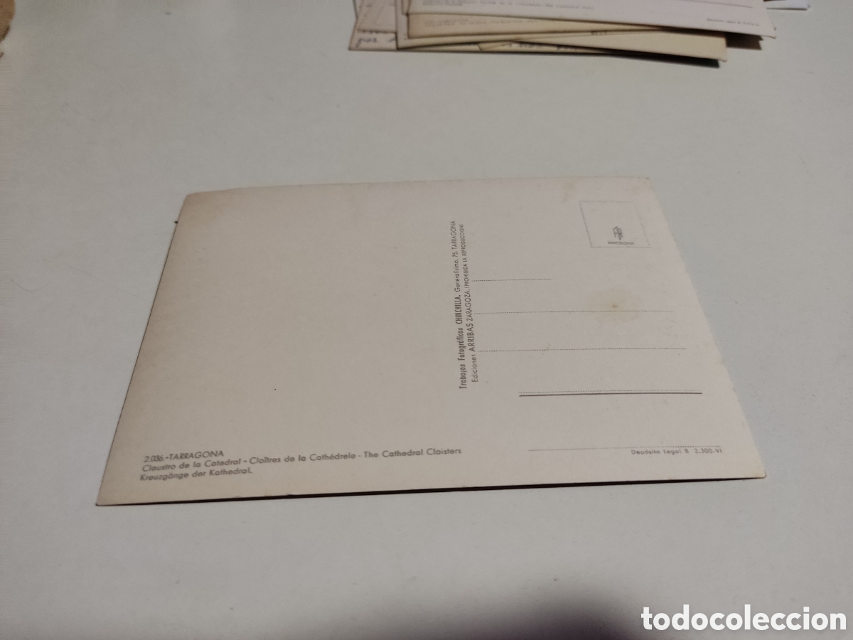 Postales: Postal claustro catedral Tarragona - Foto 2