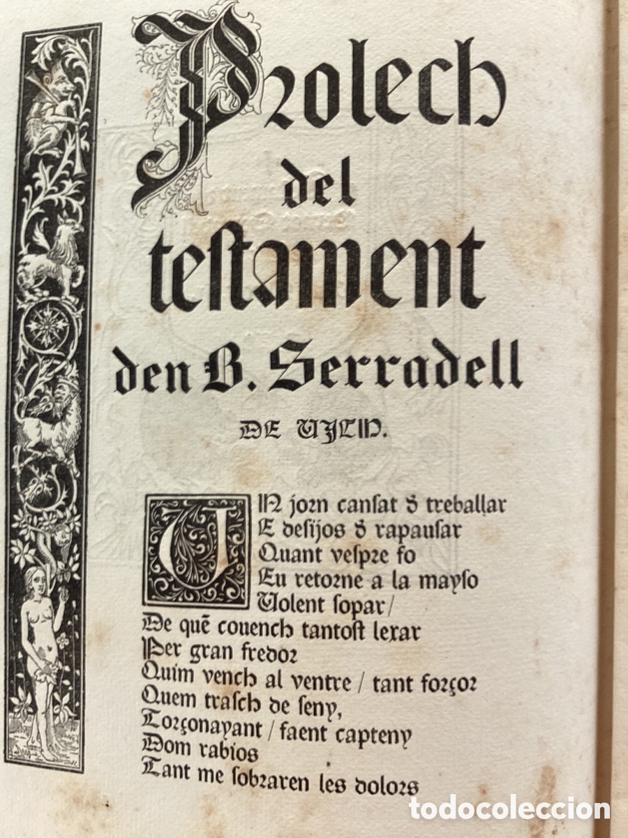 Postales: Testament den Bernat Serradell de Vich - Foto 2