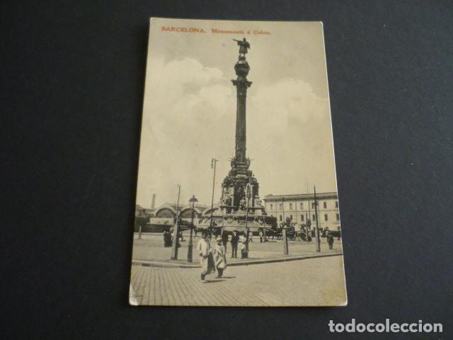 Postales: BARCELONA MONUMENTO DE COLON - Foto 1